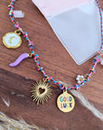 Collier boho multicolores
