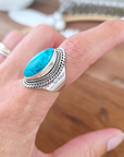 Bague bleue