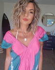 Robe tie rose