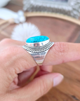 Bague bleue