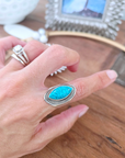 Bague bleue
