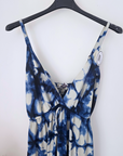 Robe tie and dye bleu