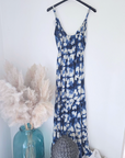 Robe tie and dye bleu