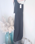 Robe asymétrique & ceinture ruban