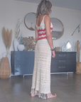 Ensemble top & jupe en crochet