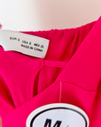 Robe longue fuchsia