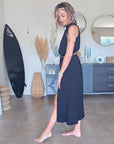 Robe asymétrique & ceinture ruban
