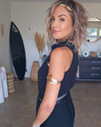 Robe asymétrique & ceinture ruban