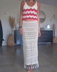 Ensemble top & jupe en crochet