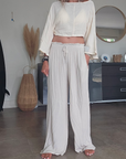 Ensemble blouse & pantalon