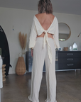 Ensemble blouse & pantalon