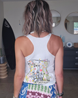 Débardeur peace & love skull
