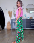 Pull rose casual-chic