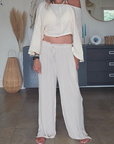 Ensemble blouse & pantalon