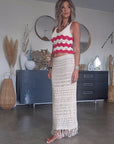 Ensemble top & jupe en crochet