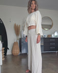 Ensemble blouse & pantalon