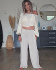 Ensemble blouse & pantalon