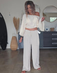 Ensemble blouse & pantalon