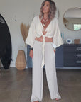Ensemble blouse & pantalon
