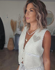 Gilet peace & love