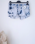 Short tie bleu