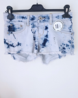Short tie bleu