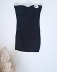 Robe noire bustier