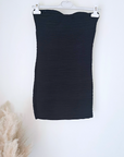 Robe noire bustier