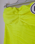 Robe bustier fluo