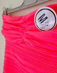 Robe bustier fluo
