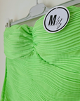 Robe bustier fluo