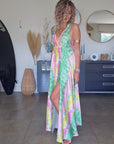Robe tie and dye