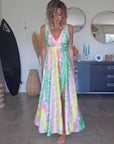 Robe tie and dye
