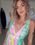 Robe tie and dye