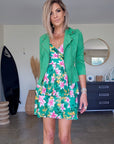 Robe courte flowers