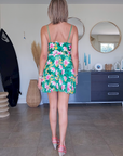 Robe courte flowers