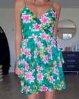 Robe courte flowers
