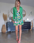 Robe courte flowers