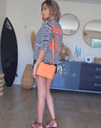 Sac bandoulière orange fluo