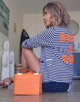 Sac bandoulière orange fluo