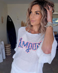 Pull ajouré amour