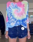 Short denim bleu