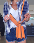 Sac bandoulière orange fluo