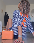 Sac bandoulière orange fluo