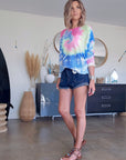 Pull double sens tie and dye