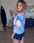 Short denim bleu