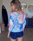 Short denim bleu
