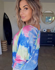 Pull double sens tie and dye