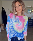 Pull double sens tie and dye