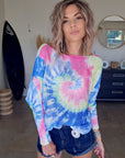 Pull double sens tie and dye